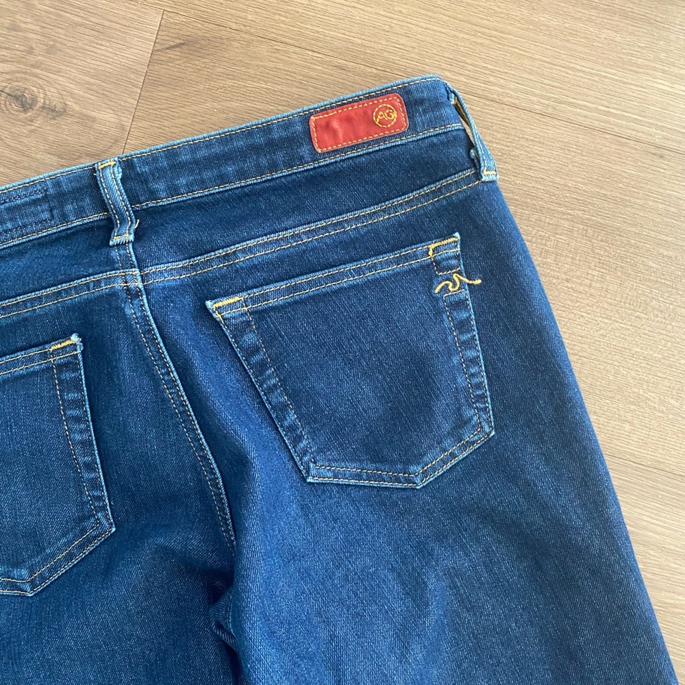 AG The Stilt Cigarette Skinny Jeans, 11-Year Journey, Sz. 28, Dark Wash - Picture 5 of 7